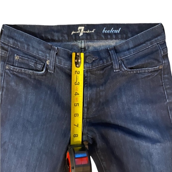 7 For All Mankind Bootcut Bling Pockets Jeans Size 28 - Picture 7 of 8